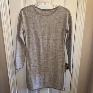Athleta Retreat Oatmeal Marled Heathered Sweater Dress‎ Women's S